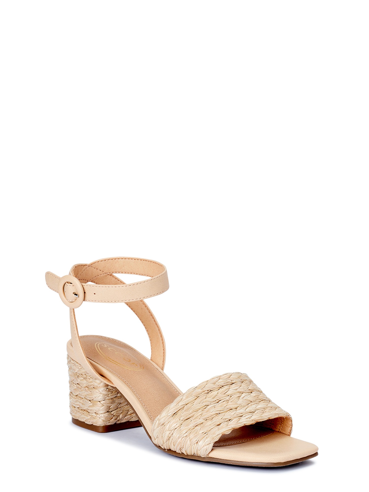 Scoop Wrapped Block Heel Sandal | Walmart (US)