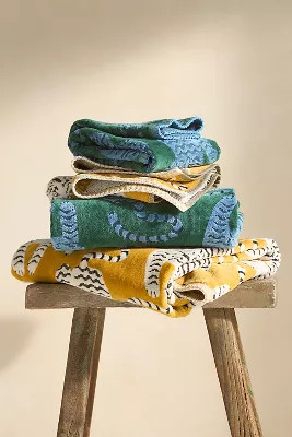 Isa Tiger Cotton Towel Collection | Anthropologie (US)