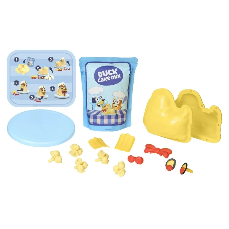 Little Tikes Creative Chefs Bluey Duck Cake Kit, with Make-It Mix Play Sand, Ages 3+ | Walmart (US)