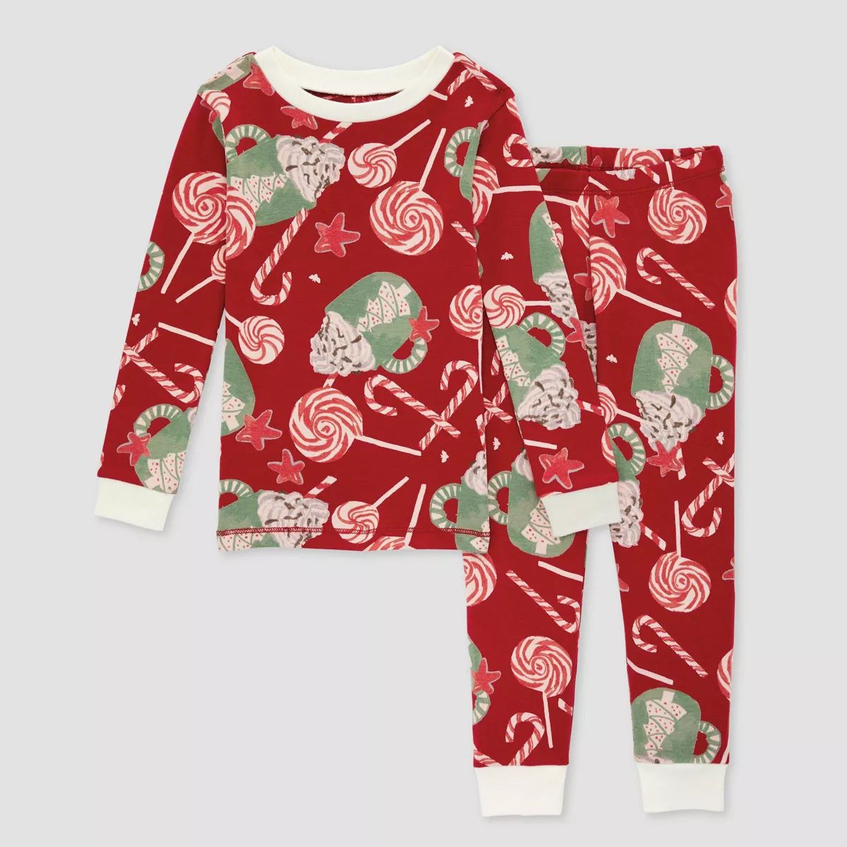 Burt's Bees Baby® Kids' 2pc Christmas Pajama Set | Target