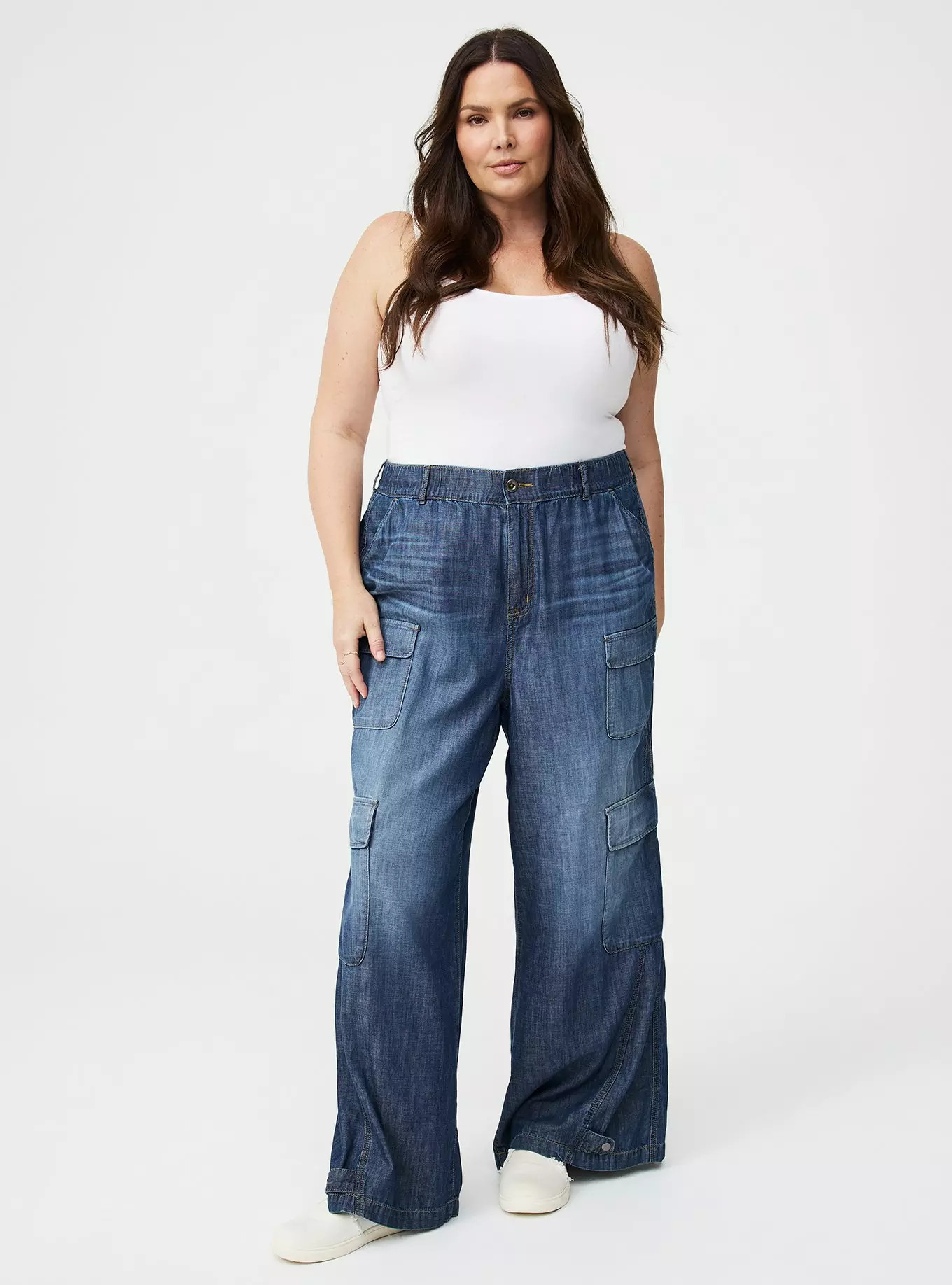 High-Rise Baggy Cargo Jean | Torrid (US & Canada)