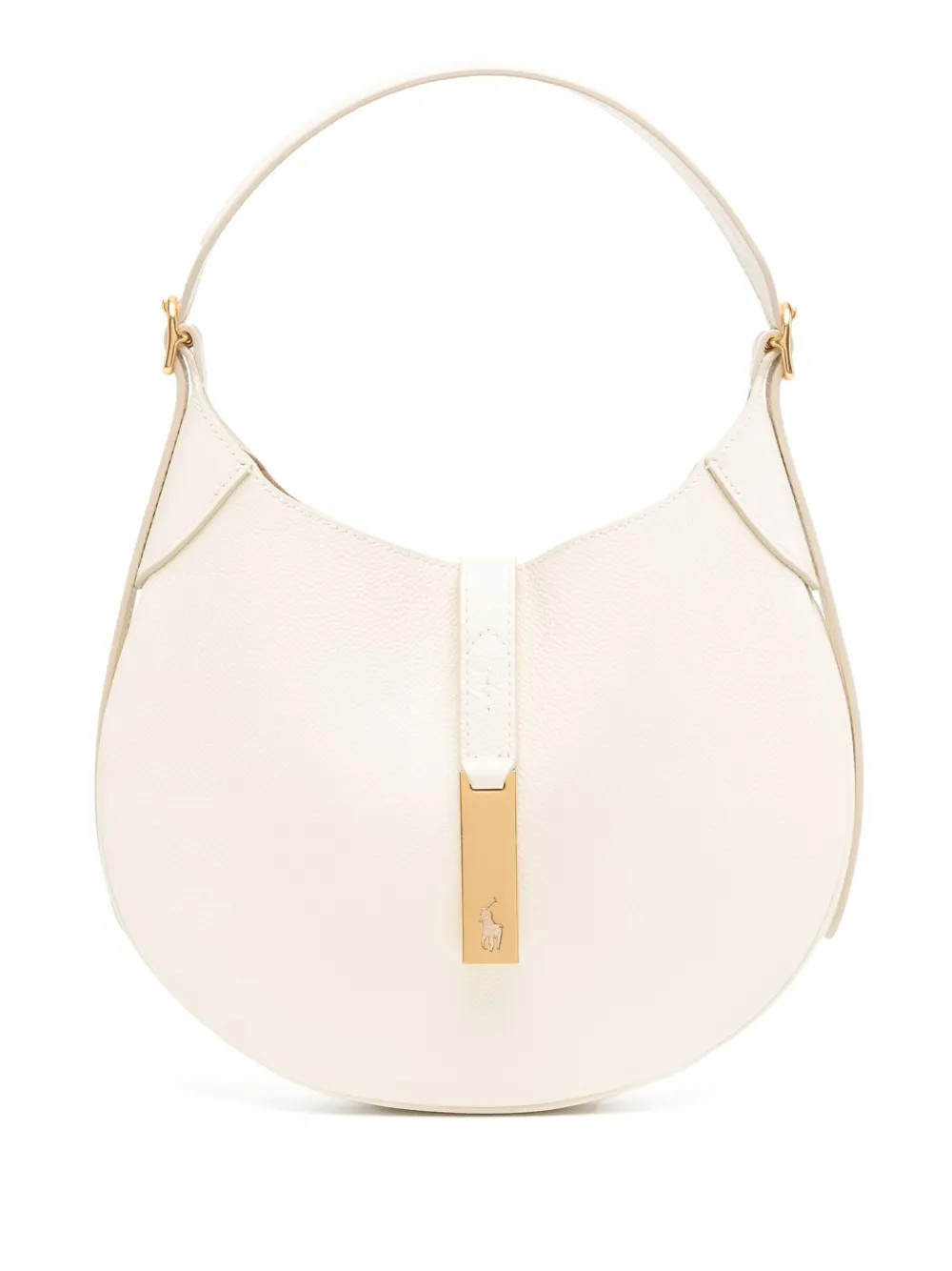 Polo Ralph Lauren Small Polo ID Shoulder Bag | White | FARFETCH UK | Farfetch Global