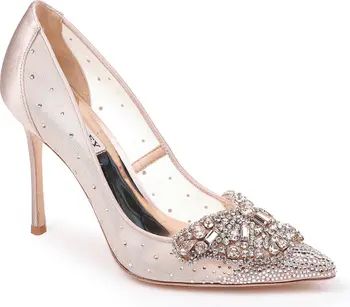 Quintana Crystal Embellished Pointed Toe Pump (Women) | Nordstrom