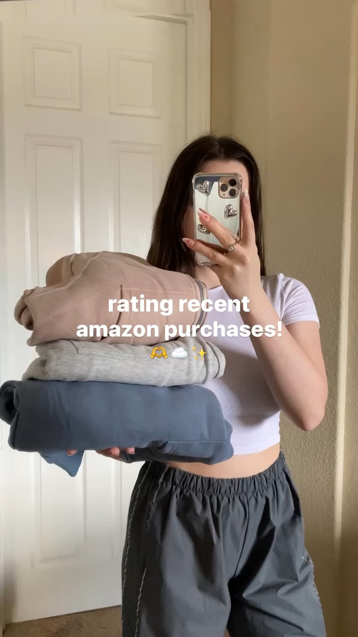 Rating recent amazon purchases!🫶

Sizing:
- pants are true to size, I got a medium for a relaxed fit (get your normal size or go up 1 for a comfy fit)
- blue hoodie is oversized, I got a large but wish I got a small (get your normal size)
- tan hoodie is oversized, I got a small (get your normal size)

Amazon finds / aritzia hoodie dupes / aritzia sweatpants dupes / aritzia dupes / amazon aritzia dupes / lululemon scuba dupes / lululemon dupes / amazon lululemon dupes / amazon lululemon scuba dupes / amazon loungewear / amazon hoodies / amazon sweatpants / amazon lounge / Amazon Womens Clothes / Amazon Finds Clothes / Amazon Clothing / Amazon Must Haves / Amazon Basics / amazon basic tops / Amazon Fashion / Amazon Fashion Finds / Amazon Favorites / Amazon Style / Amazon Clothes / amazon fashion finds / college fashion / college outfits / college class outfits / college fits / college girl / college style / college essentials / amazon college outfits / back to college outfits / back to school college outfits / college tops / Neutral fashion / neutral outfit / Clean girl aesthetic / clean girl outfit / Pinterest aesthetic / Pinterest outfit / that girl outfit / that girl aesthetic / vanilla girl / 


#LTKstyletip #LTKfindsunder100 #LTKfindsunder50