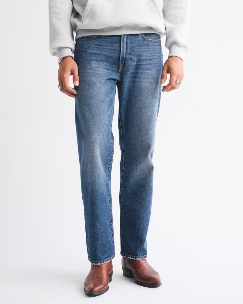 Rigid Denim | Trend EditRelaxed Straight Jean | Abercrombie & Fitch (US)