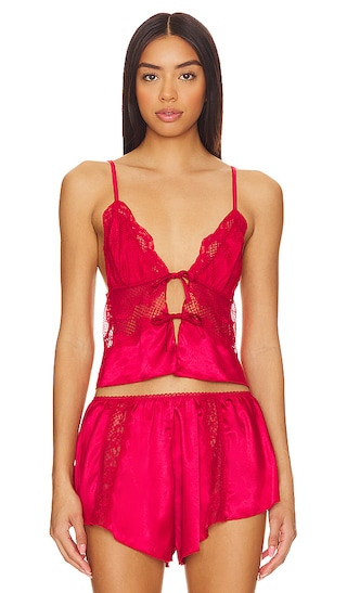 Lucille Camisole in Red | Revolve Clothing (Global)
