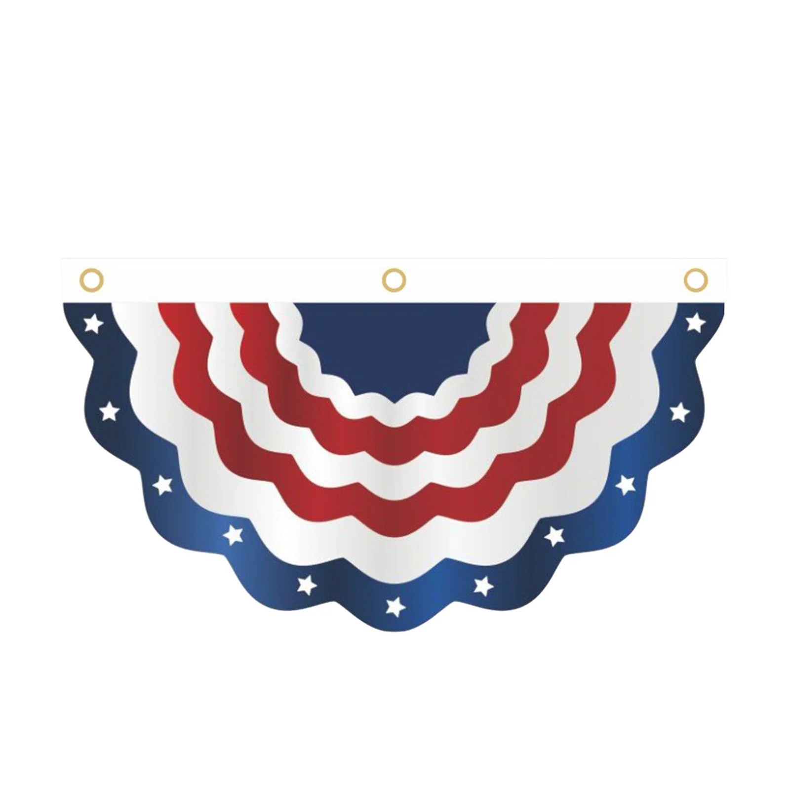 Lilixerw American Bunting Flags Outdoor,4th of July Pleated Fan Flags,USA Patriotic Banner Decora... | Walmart (US)