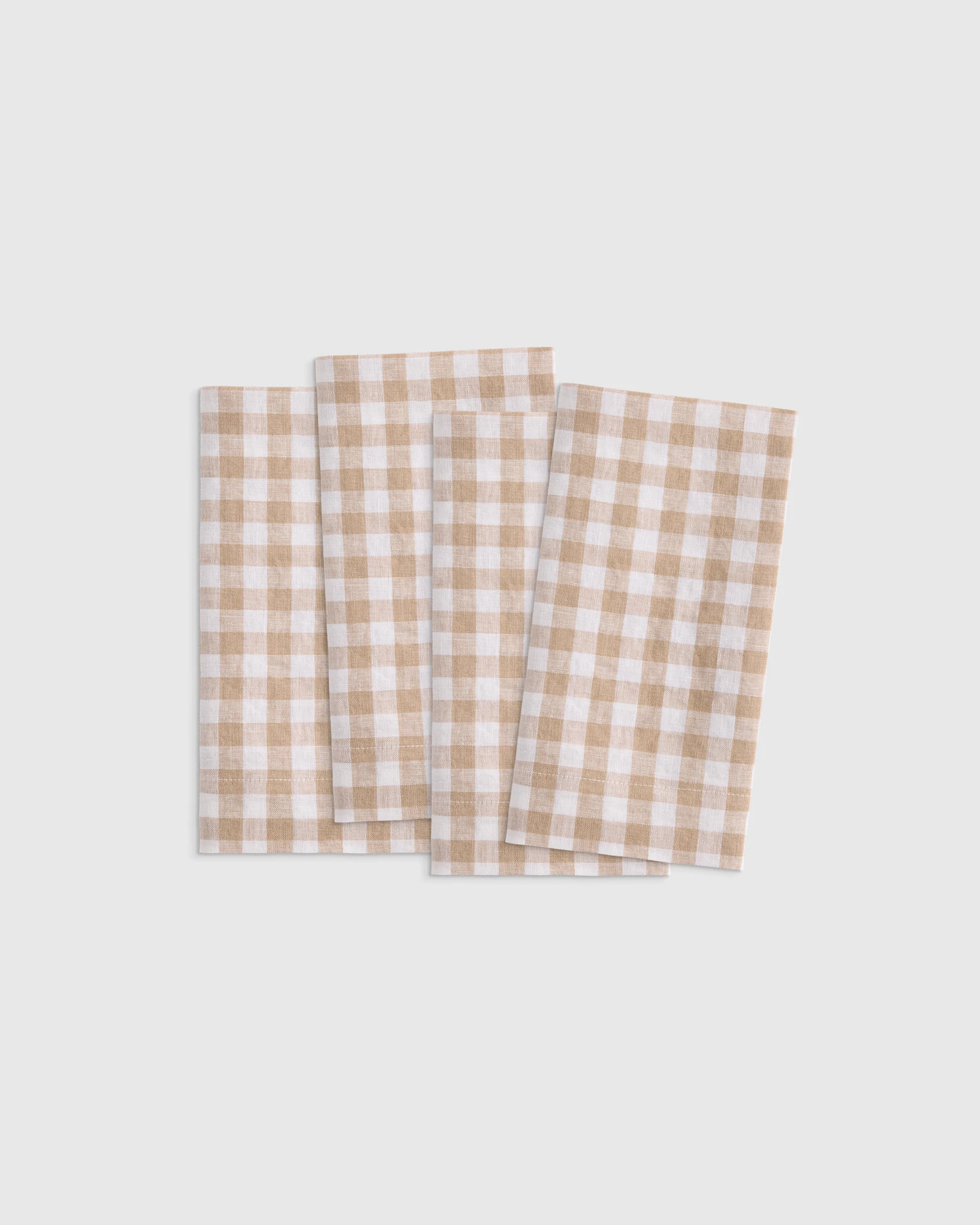 European Linen Wide-Hem Napkins (Set of 4) | Quince