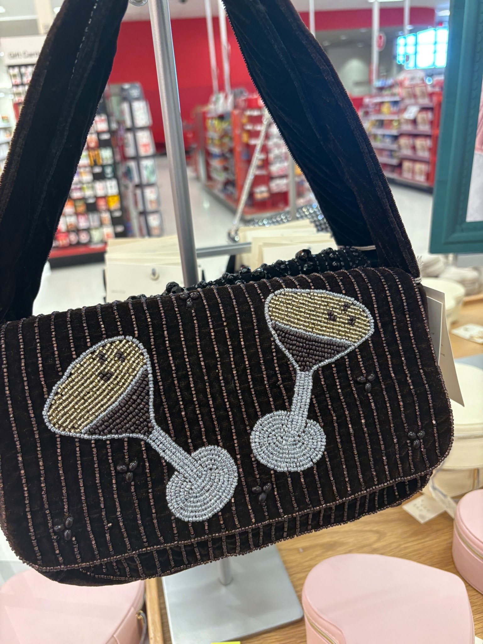 Adorable espresso martini beaded purse! 

#LTKSeasonal #LTKStyleTip #LTKHoliday