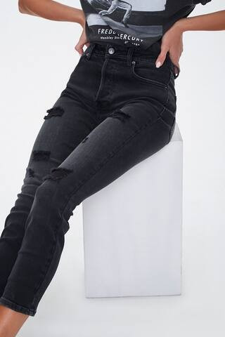 The Westwood High-Rise Distressed Ankle Jeans | Forever 21 (US)