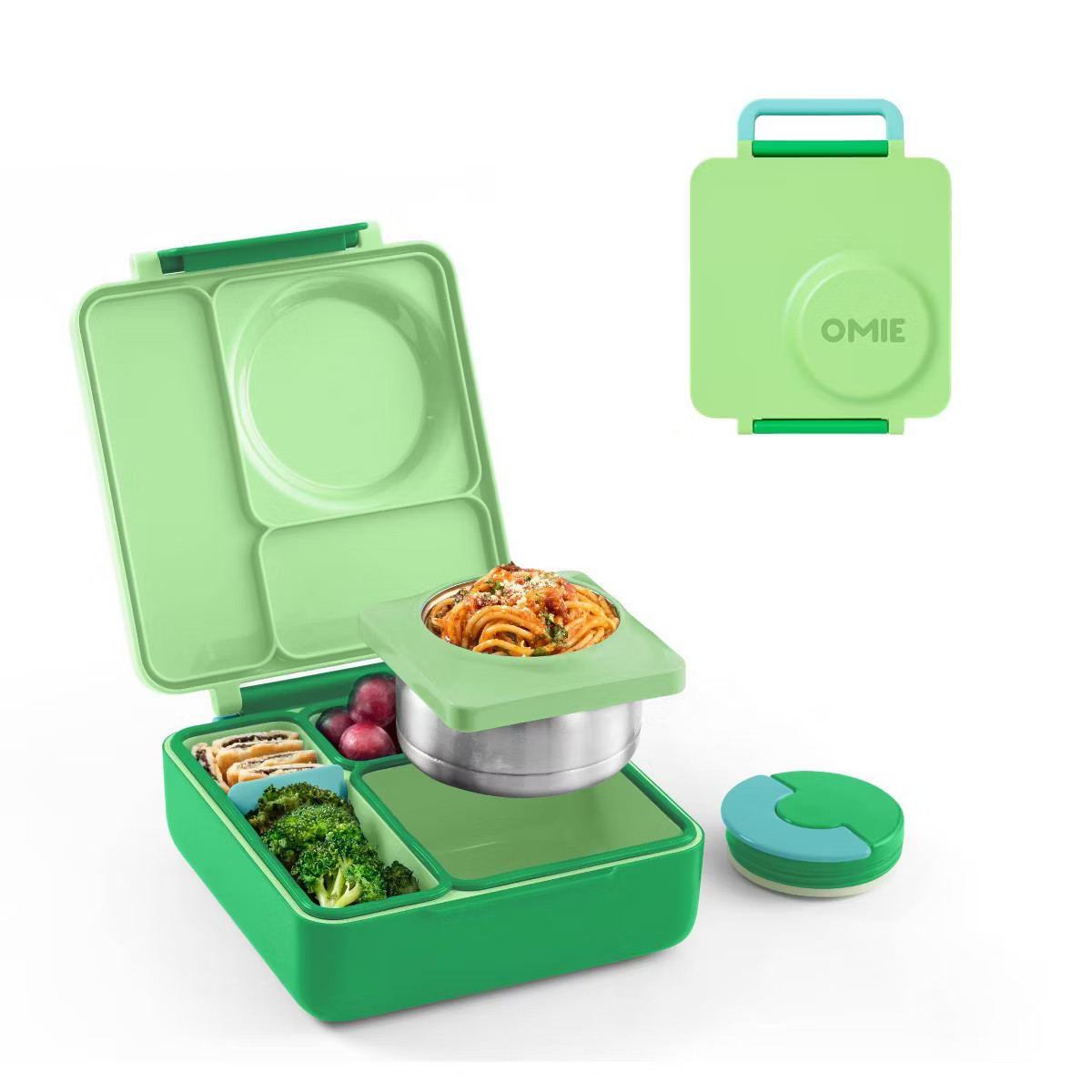 OMIEBox Insulated Bento Lunch Box with Leakproof Thermos Food Jar 3 Compartments | Target