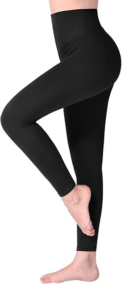 SINOPHANT High Waisted Leggings for Women, Buttery Soft Elastic Opaque Tummy Control Leggings,Plu... | Amazon (UK)