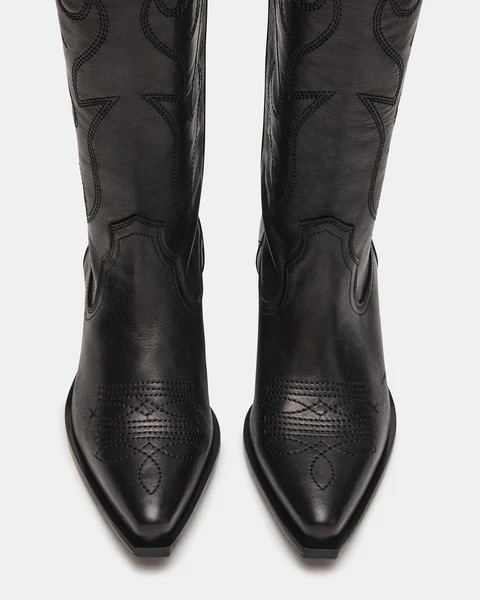 RANCH BLACK LEATHER | Steve Madden (US)