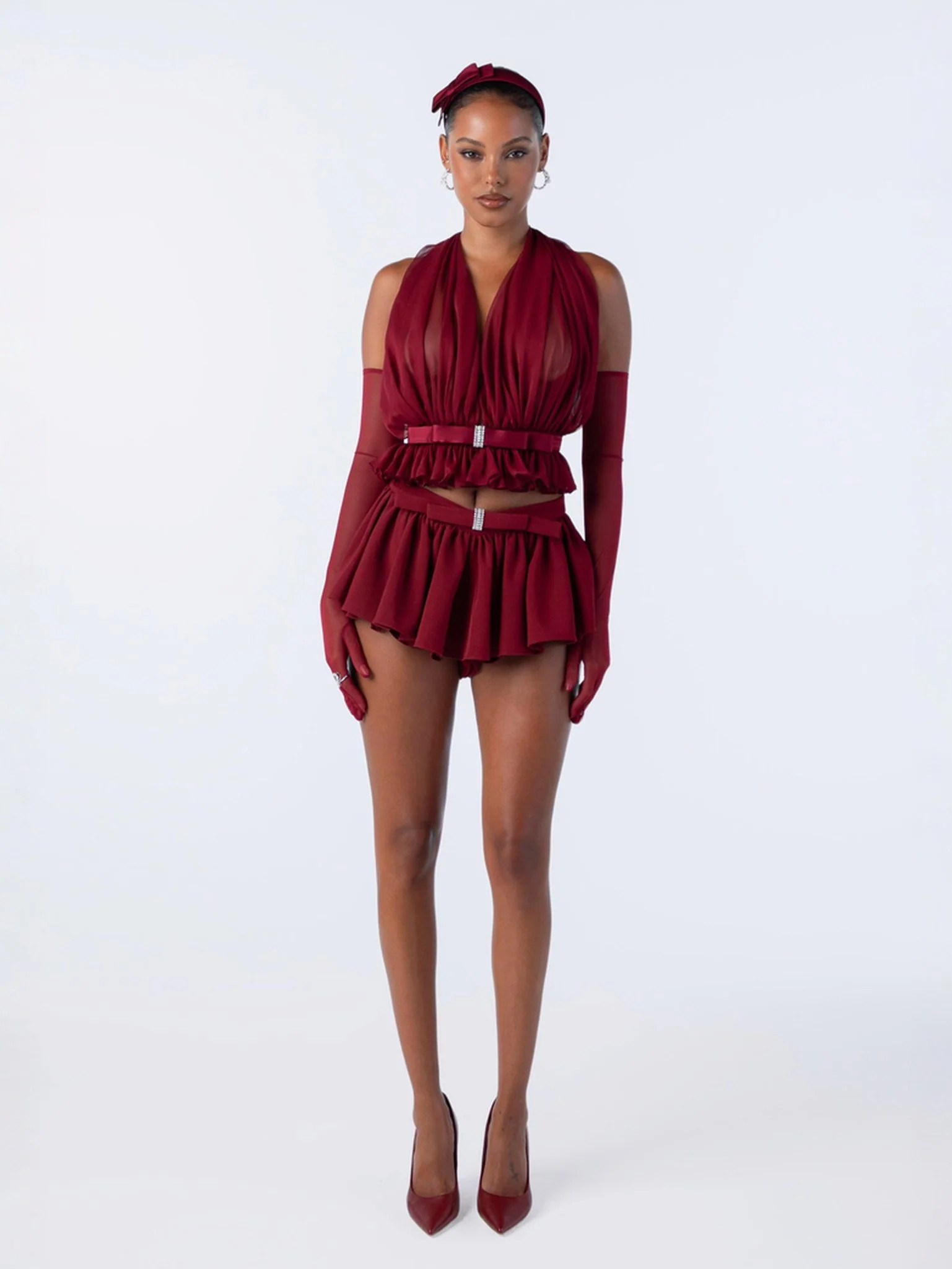 Demi Shorts (Red) - Red / XS | Nana Jacqueline