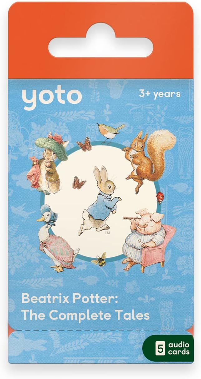 Yoto Beatrix Potter Audiobook Cards for Kids - 5 Mini Bluetooth Speaker Cards with Bedtime Storie... | Amazon (US)