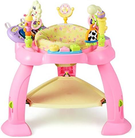 Amazon.com: BABY JOY 2-in 1 Infant Activity Center, Baby Jumper w/360-Degree Rotating Seat, 3 Adj... | Amazon (US)