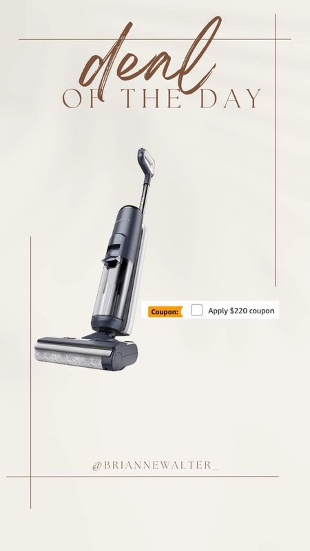 Yall the Tineco Wet / Dry vacuum mop combo is on SALE! Make sure to use the $220 off coupon at checkout! Making this vacuum under $450!

#LTKhome #LTKfamily #LTKsalealert