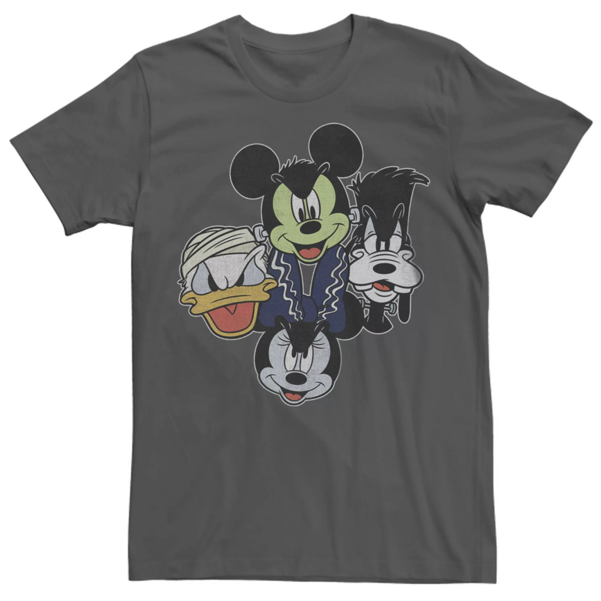 Disney's Mickey Mouse Men's Classic Halloween Friends Monster Faces Tee | Kohl's
