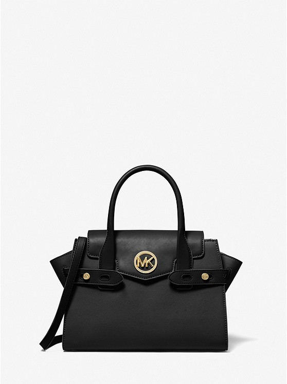 Carmen Medium Faux Leather Belted Satchel | Michael Kors US