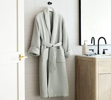 Waffle Weave Resort Robe | Pottery Barn (US)