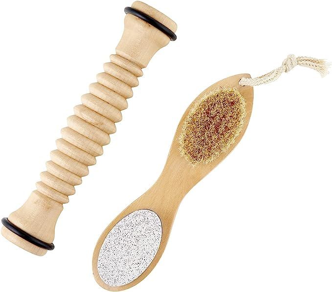 Santa Barbara Design Studio Massager Roller and Pumice Stone Brush Tool-Pure Design Gift Boxed, 2... | Amazon (US)