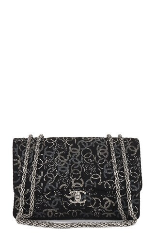 Chanel Paris-Shanghai Pudong Strass Flap Bag in Black | FWRD 