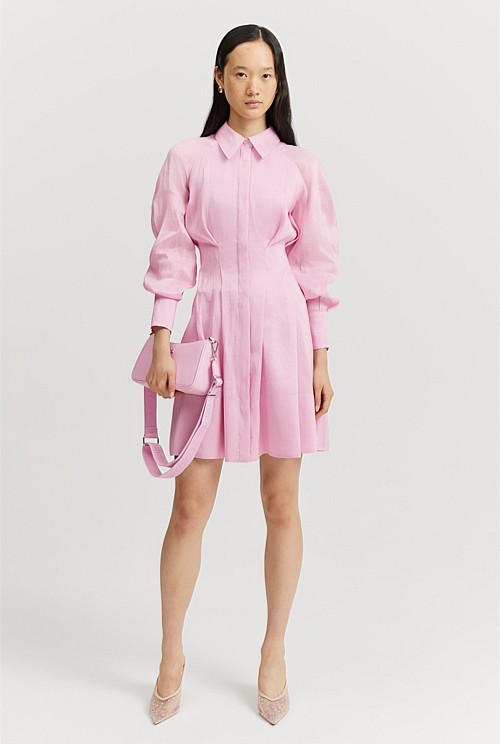 Tuck Detail Shirt Dress | Country Road