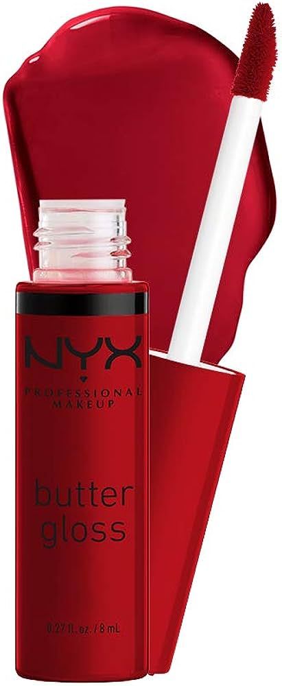 NYX PROFESSIONAL MAKEUP Butter Gloss, Non-Sticky Lip Gloss - Rocky Road (Wine) | Amazon (US)