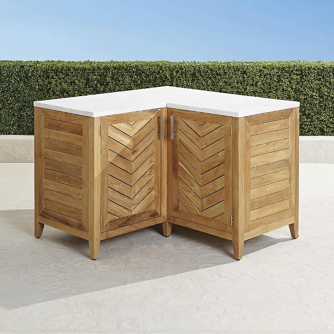 Westport Outdoor Kitchen Collection in Natural | Frontgate | Frontgate