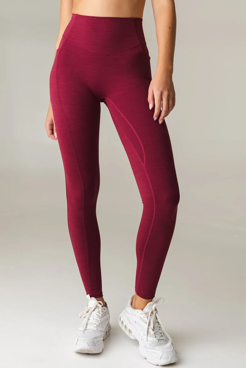 Vitality Daydream Stitch Pant - Burgundy Vineyard | Vitality