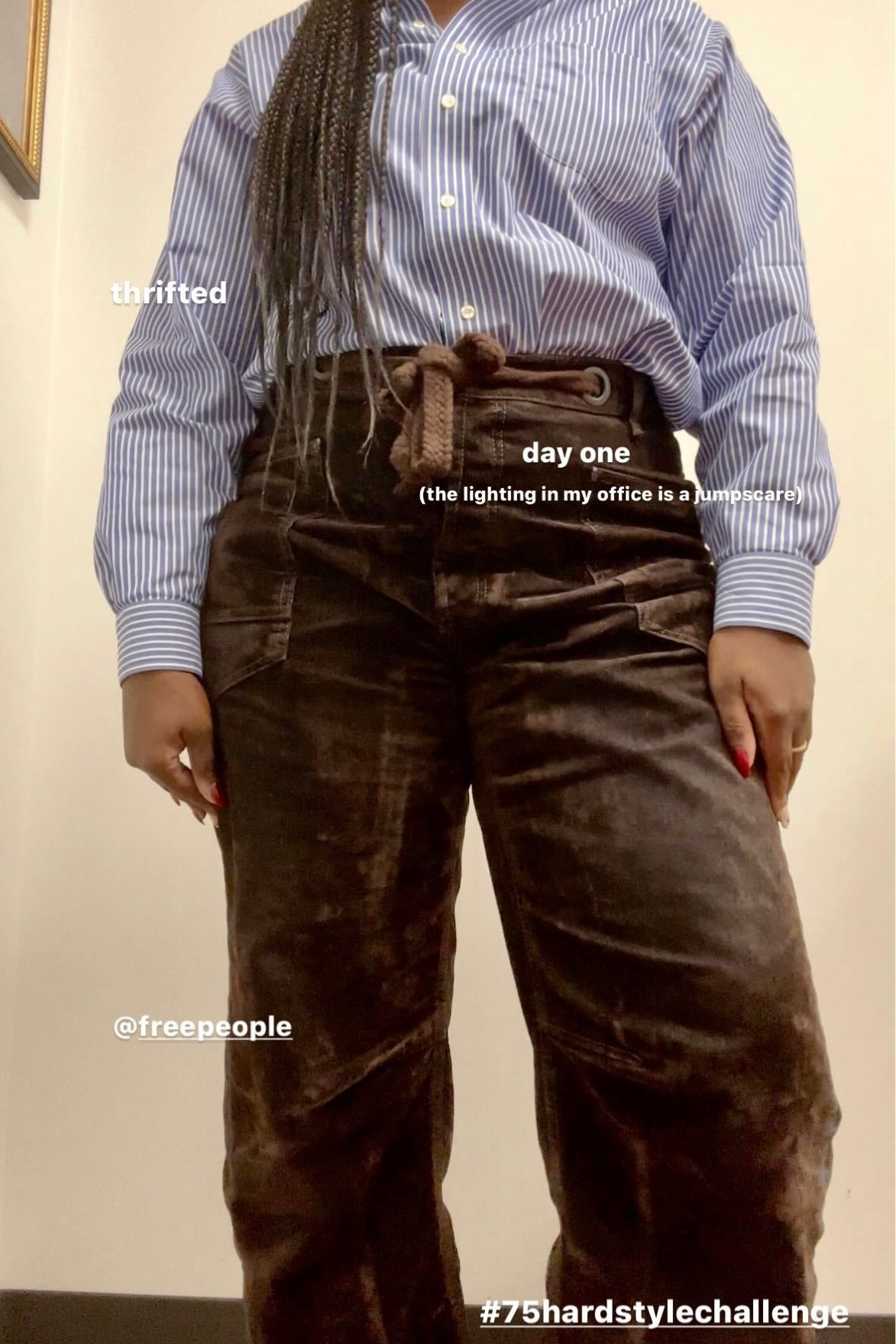 when it comes to office styling, i always prefer comfort and casual wear. You can thrift a button down and pair it with a nice jogger, barrel Jean, or slack. 

#LTKstyletip #LTKworkwear