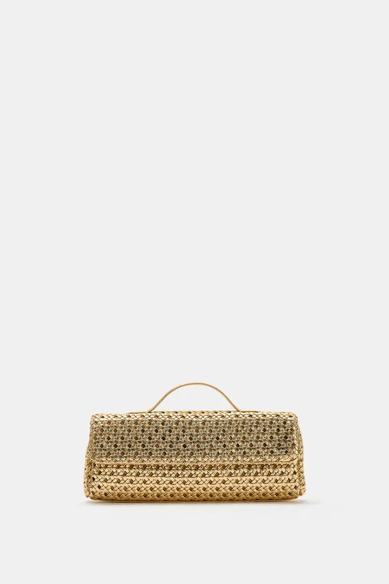 BRAIDED CLUTCH BAG | Zara NL