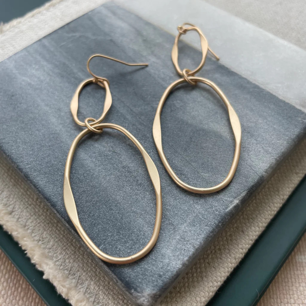 Coffeerun Hoops | Erin McDermott Jewelry