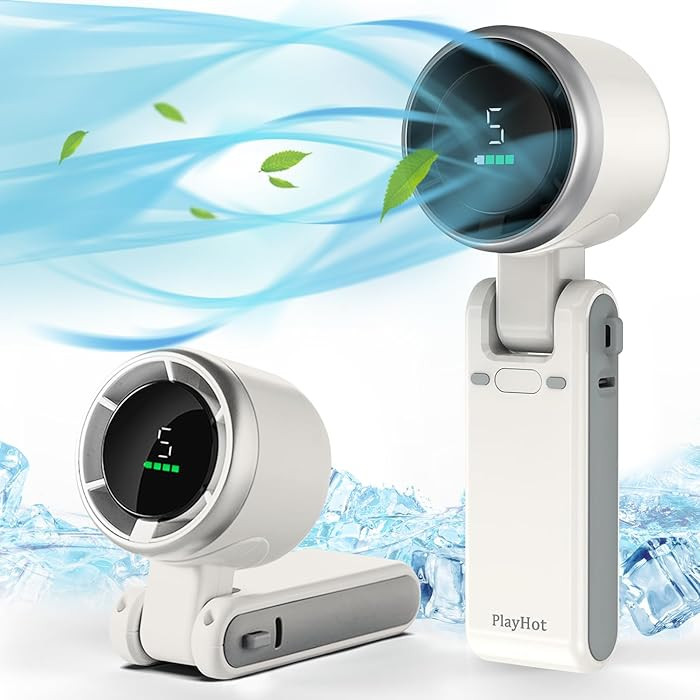 Portable Handheld Turbo Fan, 5 Gear Wind, Battery Operated, Up to 12 Working Hours, 3 IN 1 Hand F... | Amazon (US)