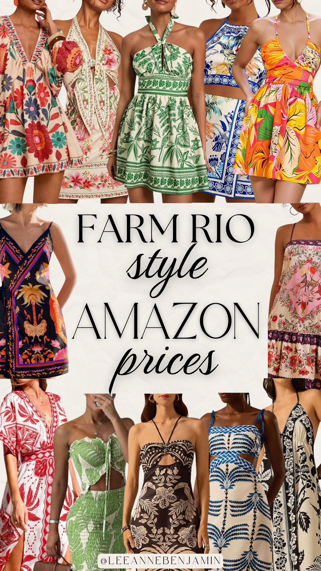 Farm Rio Style, Amazon Prices! 

 #LTKSaleAlert #LTKSwim #LTKTravel