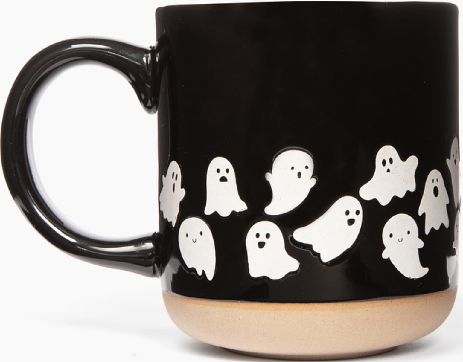 Sweet Water Decor White Ghosts Black Halloween Mugs - Halloween Coffee Mug Dishwasher & Microwave... | Amazon (US)