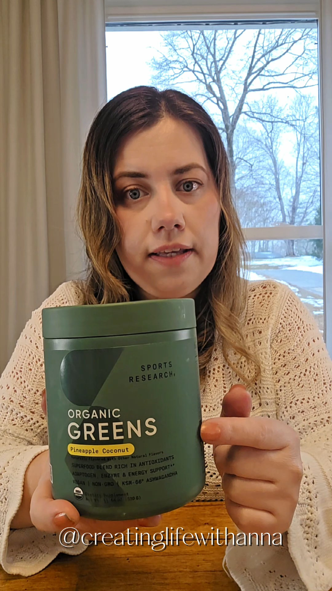 Sports Research® Organic Pineapple Coconut Greens - Digestive Health, Natural Energy & Mood Support* - Certified Organic Powder#sportsresearch #organicgreenspowder #wellness #SelfCareRoutine#GreensPowder

#LTKfitnessgoals #LTKmorningroutine #LTKselfcare