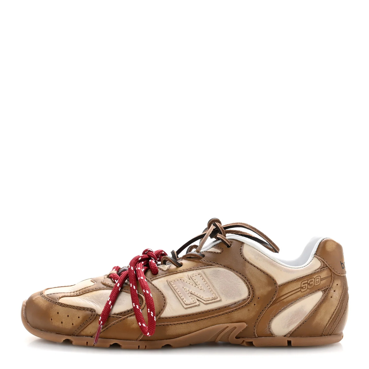 Miu Miu X NEW BALANCE Calfskin 530 SL Sneakers 37.5 Cinnamon 1731655 | FASHIONPHILE (US)