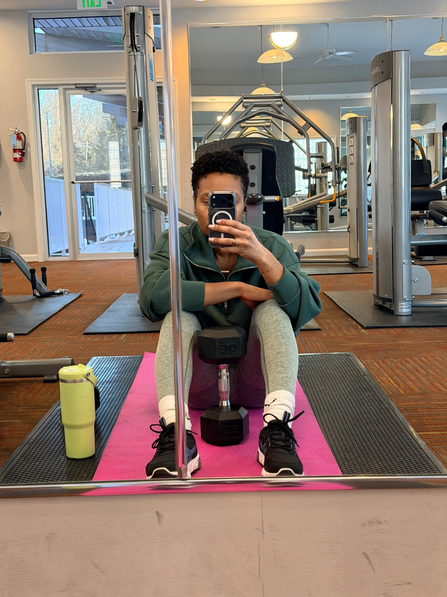 Working out in my favorite color is motivating 🙌🏽 

#LTKdayinmylife #LTKfitnessgoals #LTKActive