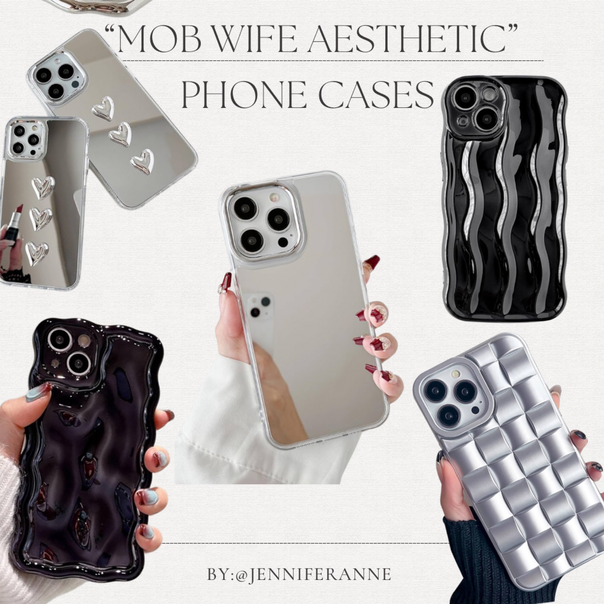 iPhone cases that are sure you keep you on trend. “Mob Wife aesthetic has taken over socials, and these iPhone cases will take your outfit & selfies to the next level. Enjoy! Xx

#LTKstyletip #LTKhome #LTKfindsunder50