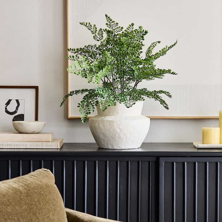 Faux Potted Maidenhair Fern Plant | West Elm (US)