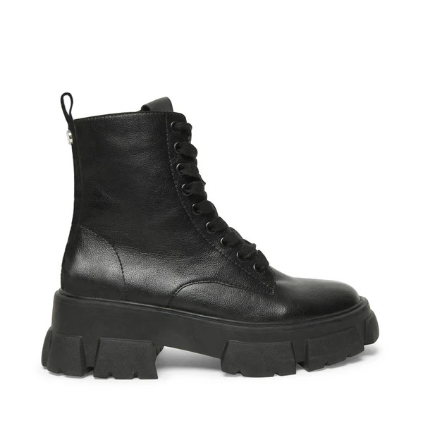 THORA BLACK LEATHER | Steve Madden (US)