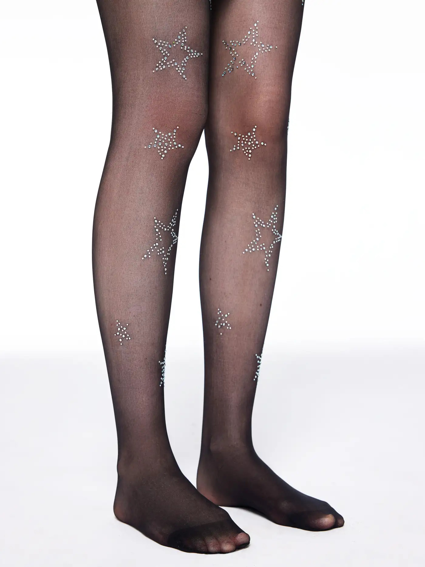 RHINESTONE STAR TIGHTS | Cider