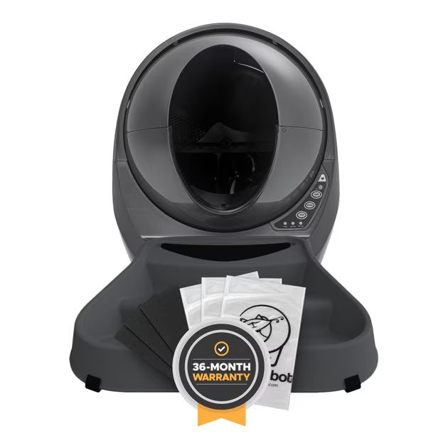 LITTER-ROBOT 3 Connect Essentials WiFi Enabled Covered Automatic Self-Cleaning Cat Litter Box, Gr... | Chewy.com
