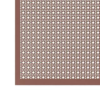 3 ft. x 3 ft. Aluminum Venetian Bronze Lincane Sheet | The Home Depot