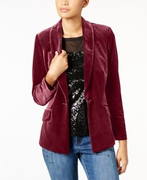 I.n.c. Petite Velvet Blazer, Created for Macy's | Macys (US)