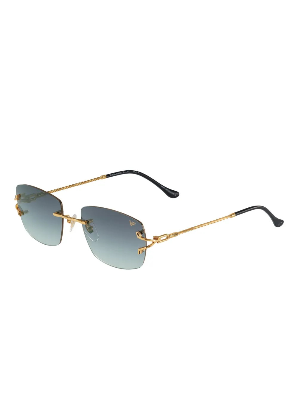 Vintage Frames Company Bal Harbour Rimless Sunglasses | Gold | FARFETCH | Farfetch Global