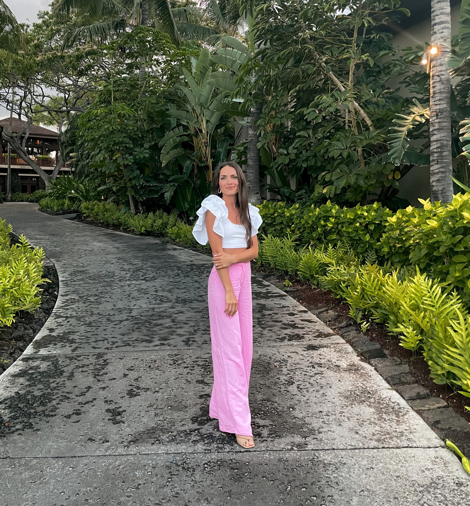 Perfect summer linen pant, available in pink, white and black! 

#LTKstyletip #LTKworkwear #LTKunder50