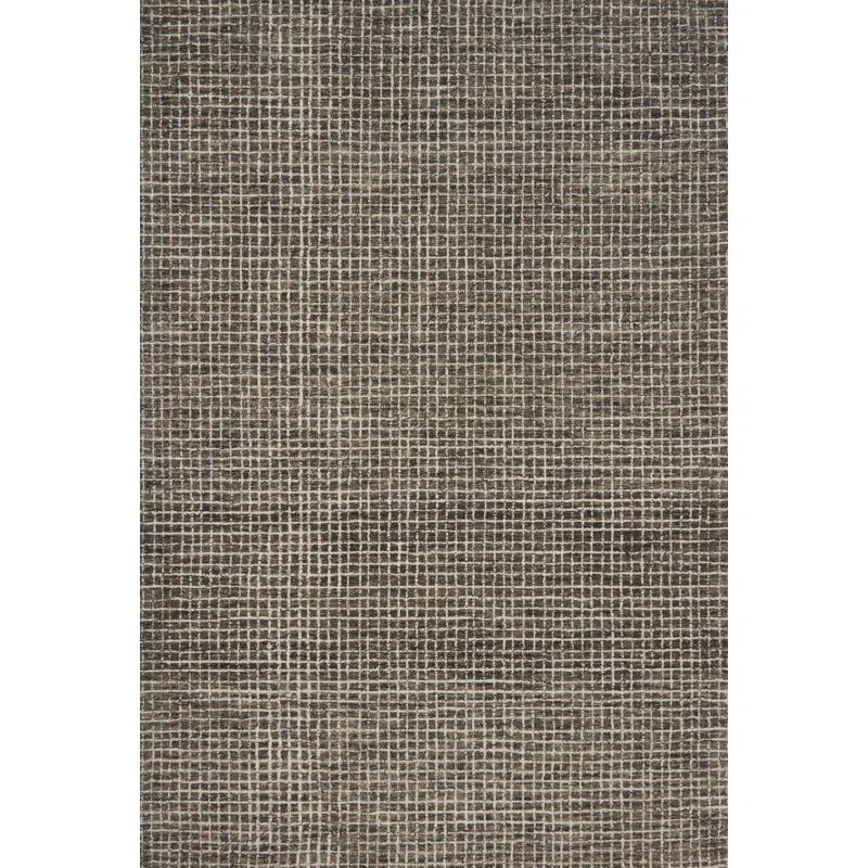 Bourque Handmade Hand Hooked Charcoal Rug | Wayfair North America