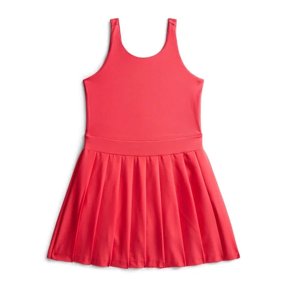 Athletic Works Girls Active Pleated Dress, Sizes 4-18 | Walmart (US)